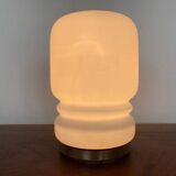 Mid-Century Glass Table Lamp for Valasske Mezirici, Czechoslovakia, 1970s