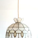 Suspension in art deco mother-of-pearl with drops