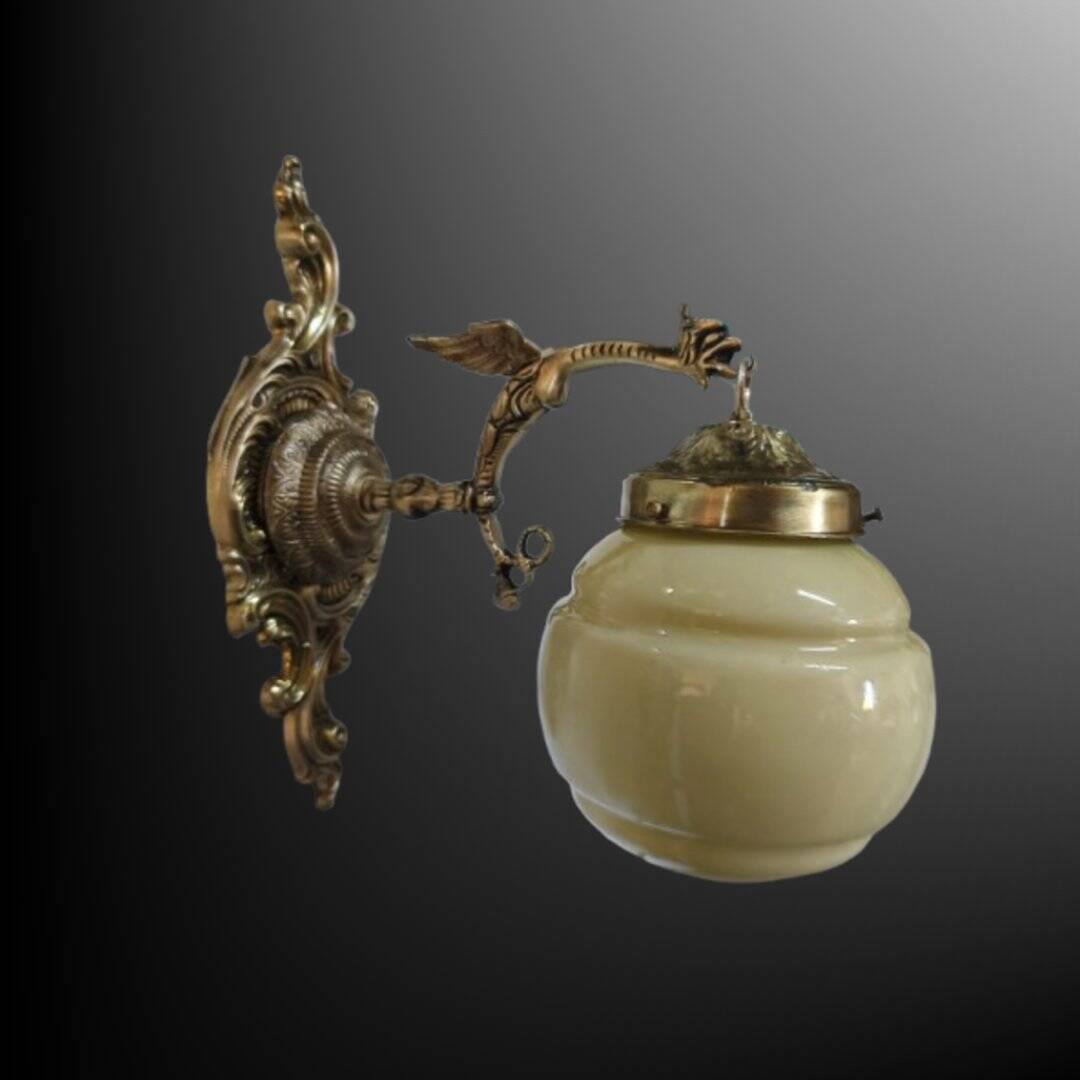 Vintage Imperio style sconces, years 40. Set of 3