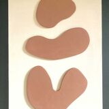 Terracota relief wooden painting