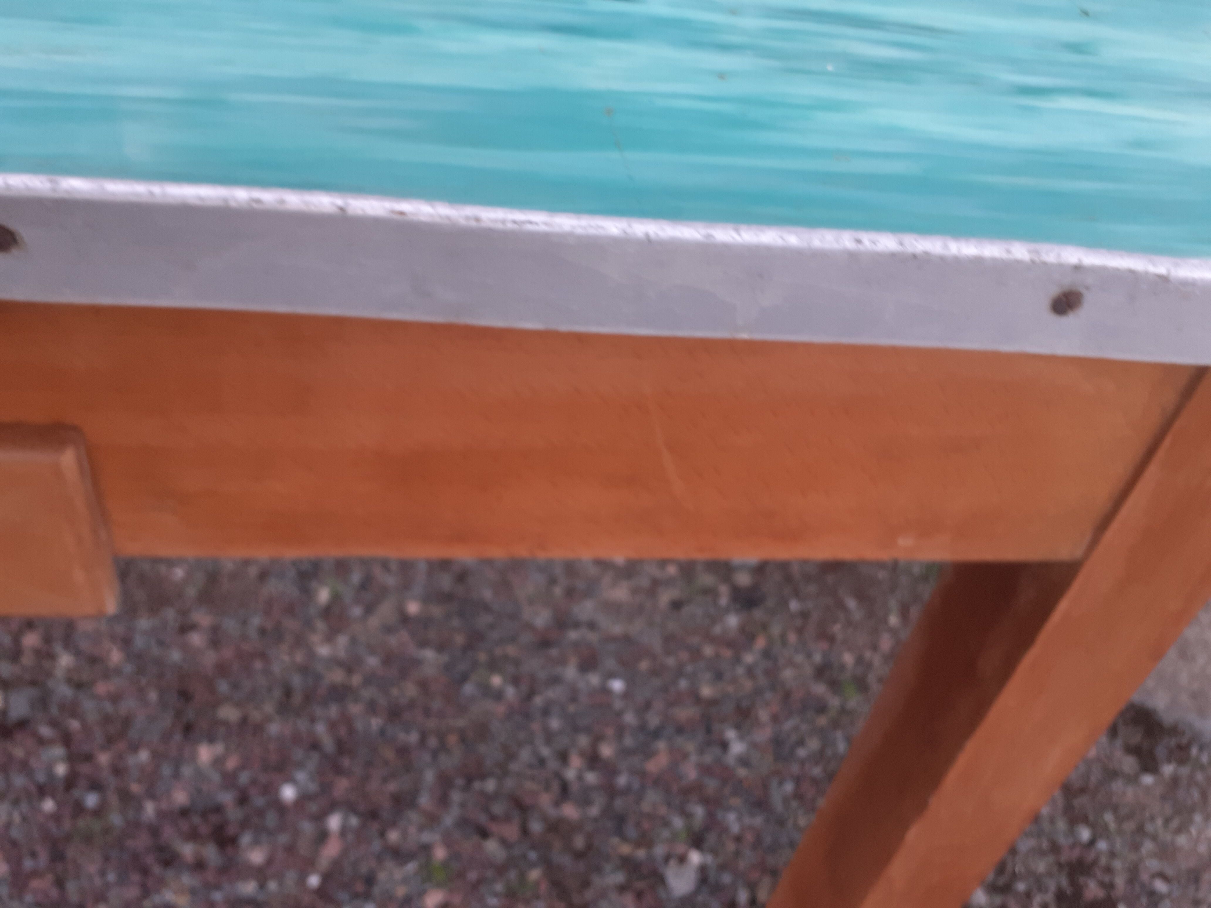 Vintage wooden formica kitchen table