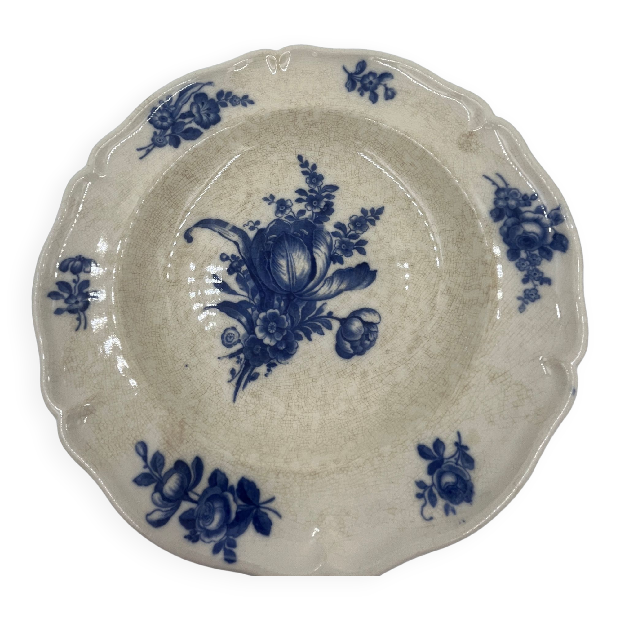 Mettlach Villeroy & Boch flat plate from Sart-Bassin