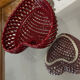 Empty Heart Pocket / Woven Ceramic Centrepiece - 1950s style