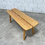 Vintage oak bench from the 1950s