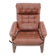 1960s adjustable leather armchair by Genega Mobler, Denmark