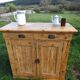 Buffet ancien style campagne