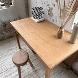 Oak veneer desk 1950