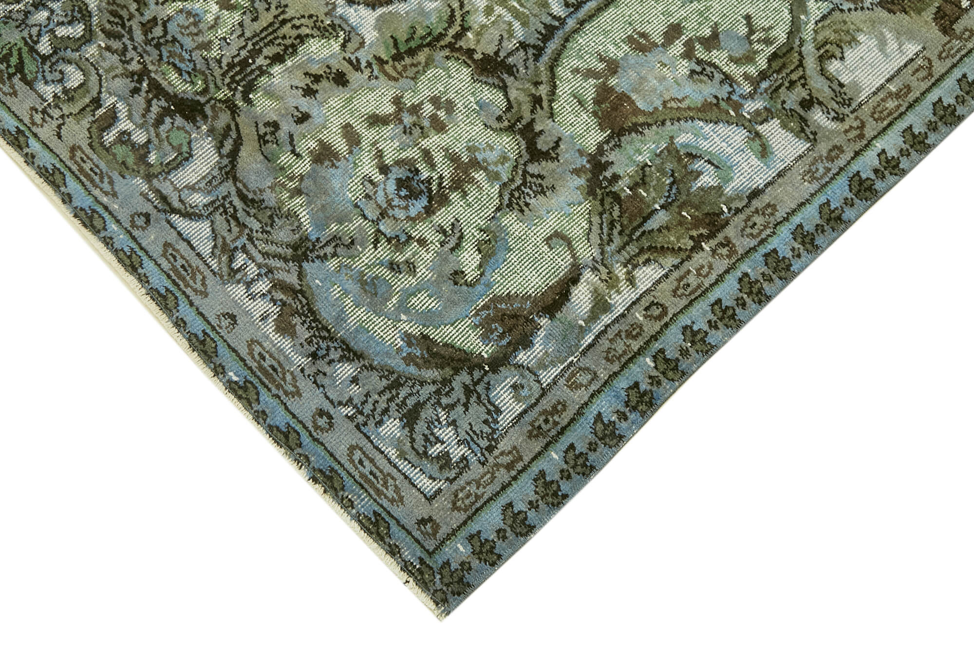 Hand-Knotted Vintage Turkish 1980s