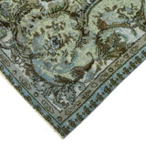 Hand-Knotted Vintage Turkish 1980s