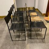 8 chaises "101"  spaghetti par Giandomenico Belotti, Alias