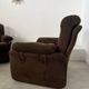 Set of 2 vintage Airborne French design armchairs from the 60s in velvet