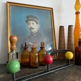 Vintage ball coat holder