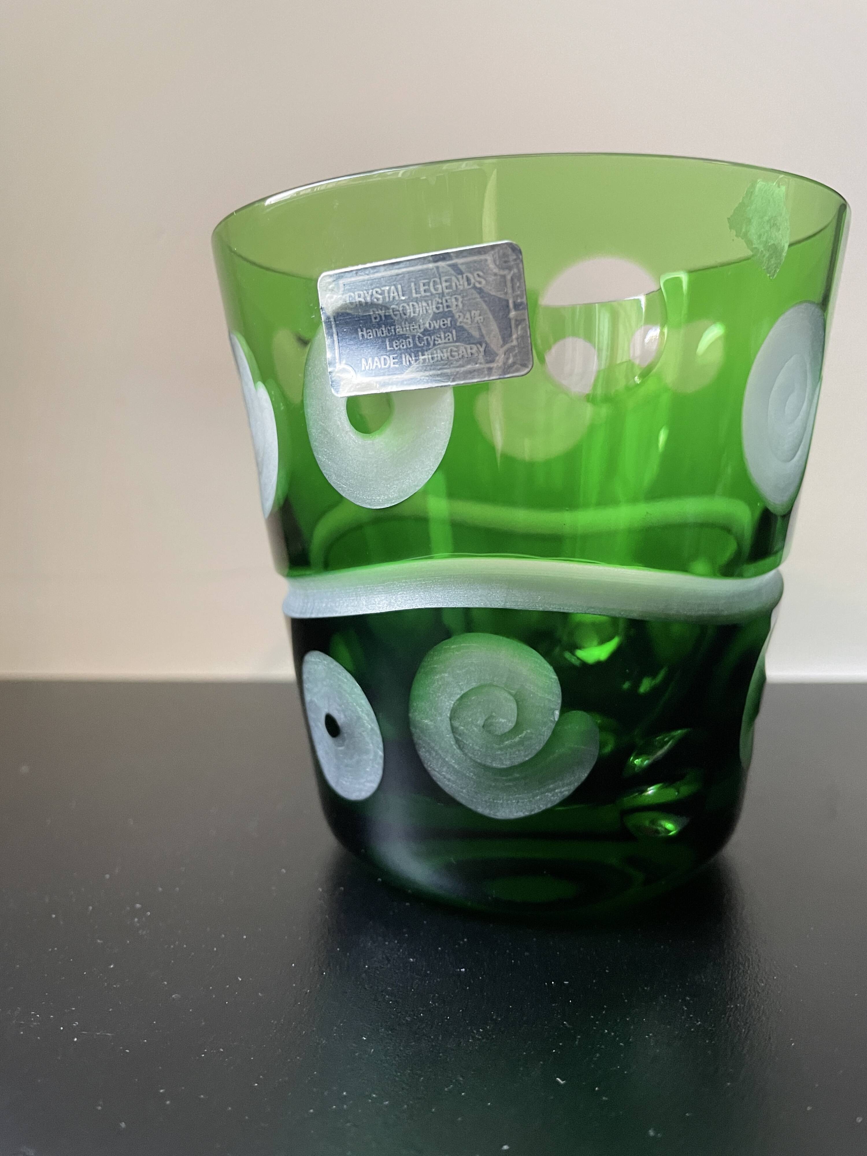 Hungarian Crystal Glass 9.5 cm - New