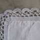 Old pillowcase in linen son