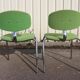 Set of 4 1970s Strafor-steelcase chairs