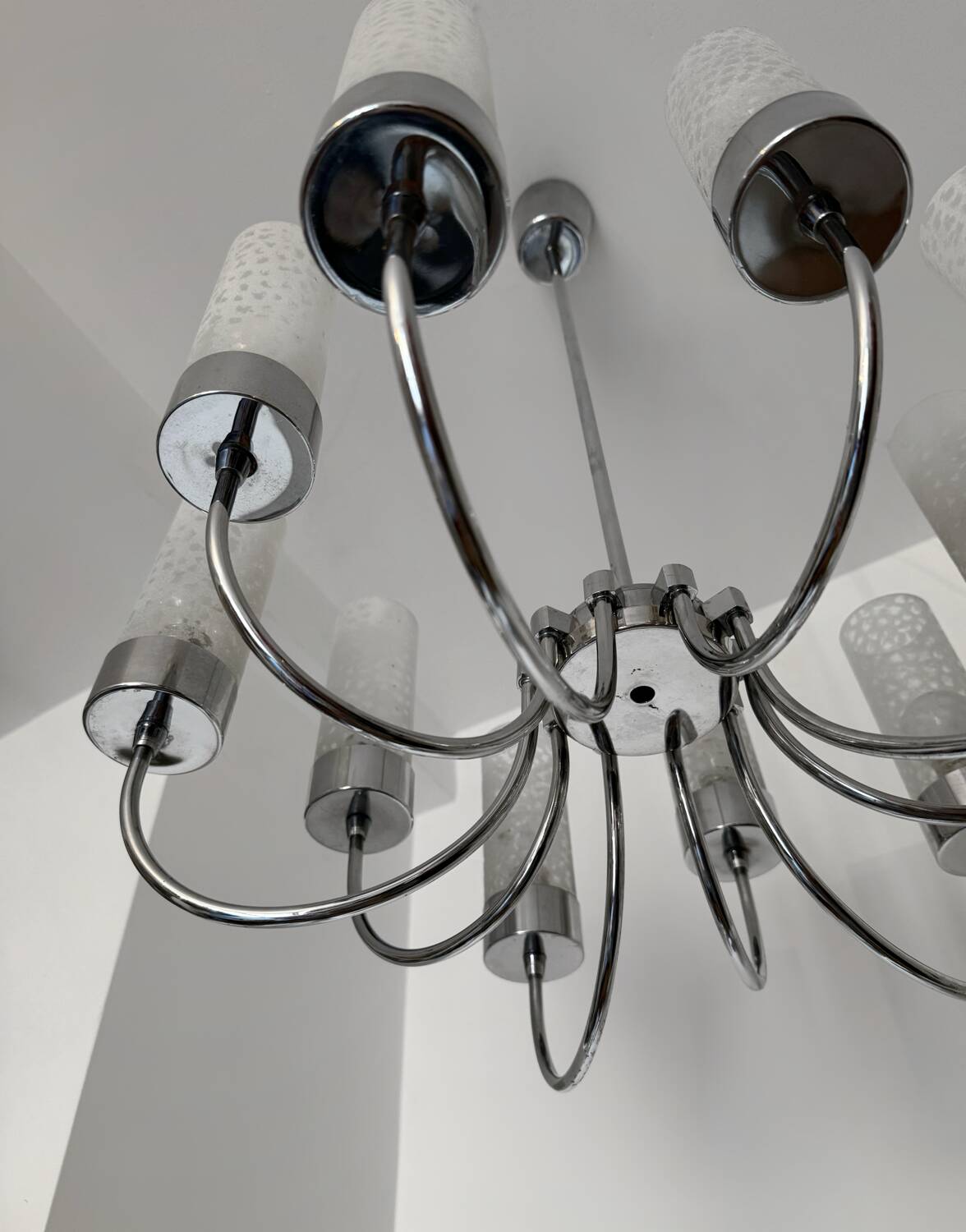 Space Age design chandelier from the 70s