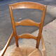 Fauteuil époque Louis Philippe en noyer et paille