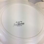 8 flat plates, color Ivory made in france Digoin Sarreguemines
