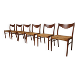 Set of 6 Mid-Century Danish Teak Chairs