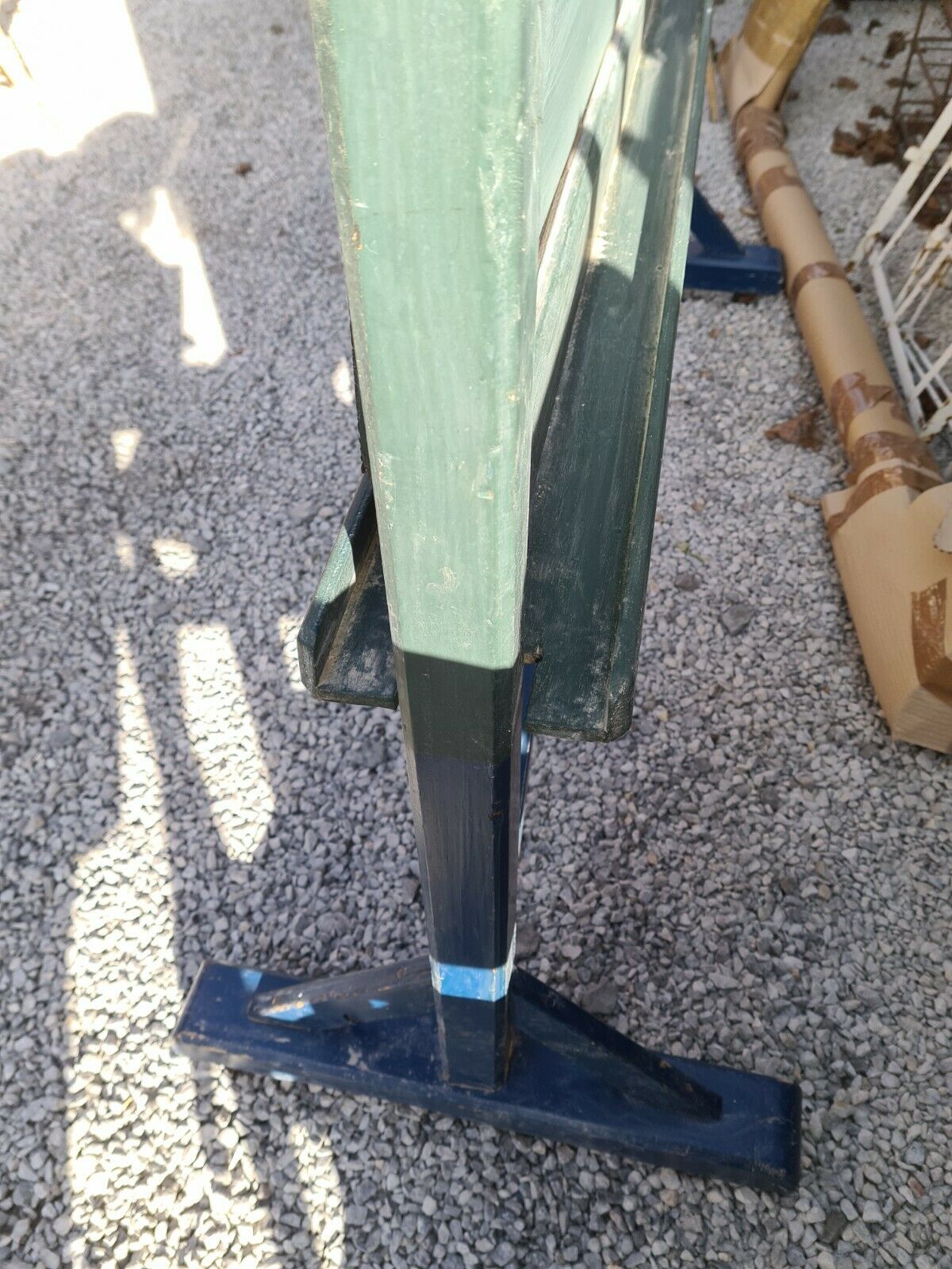 Double-sided wooden school board