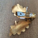 Wall lamp in gilded metal