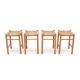Condogu stools by Luigi Massoni for Porro, 1970s, set of 4.