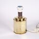 Octagonal brass lamp