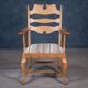 Mid-Century Modern Razorblade Armchair in Oak by Henning Kjærnulf, 1960s