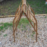 Paire de chaises pliante de jardin ou de bistrot ancienne