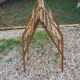 Pair of garden or antique bistro folding chairs