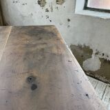 Central island trading counter in walnut