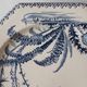 Duo of plates of clairfontaine model INDIANA