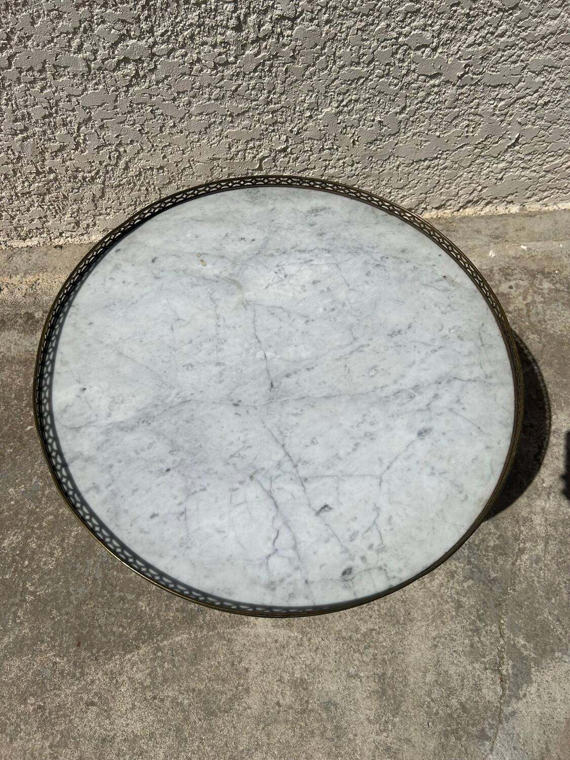 Louis XVI style hot water bottle coffee table