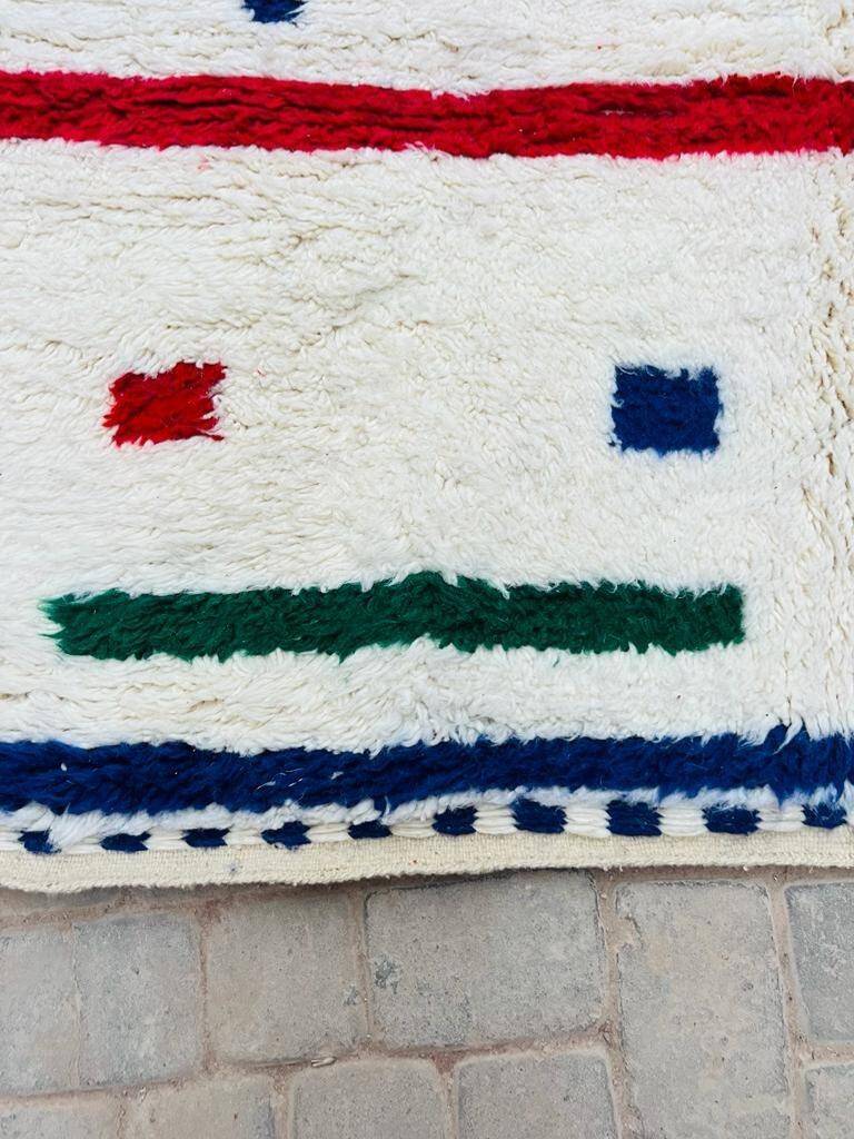 Berber rug in natural wool 3x2 m