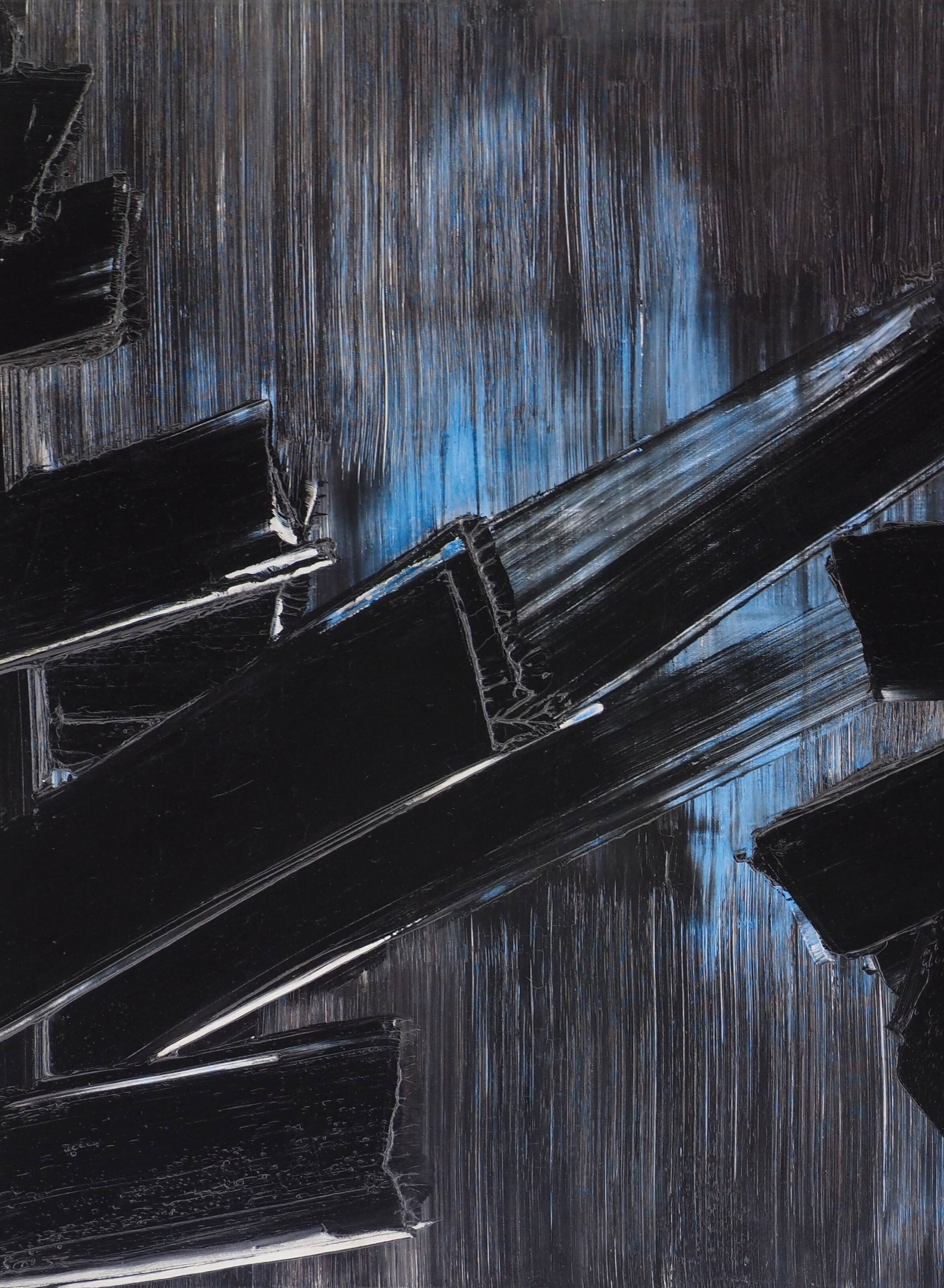Pierre SOULAGES - Painting AUGUST 24, 1958 - Original Poster