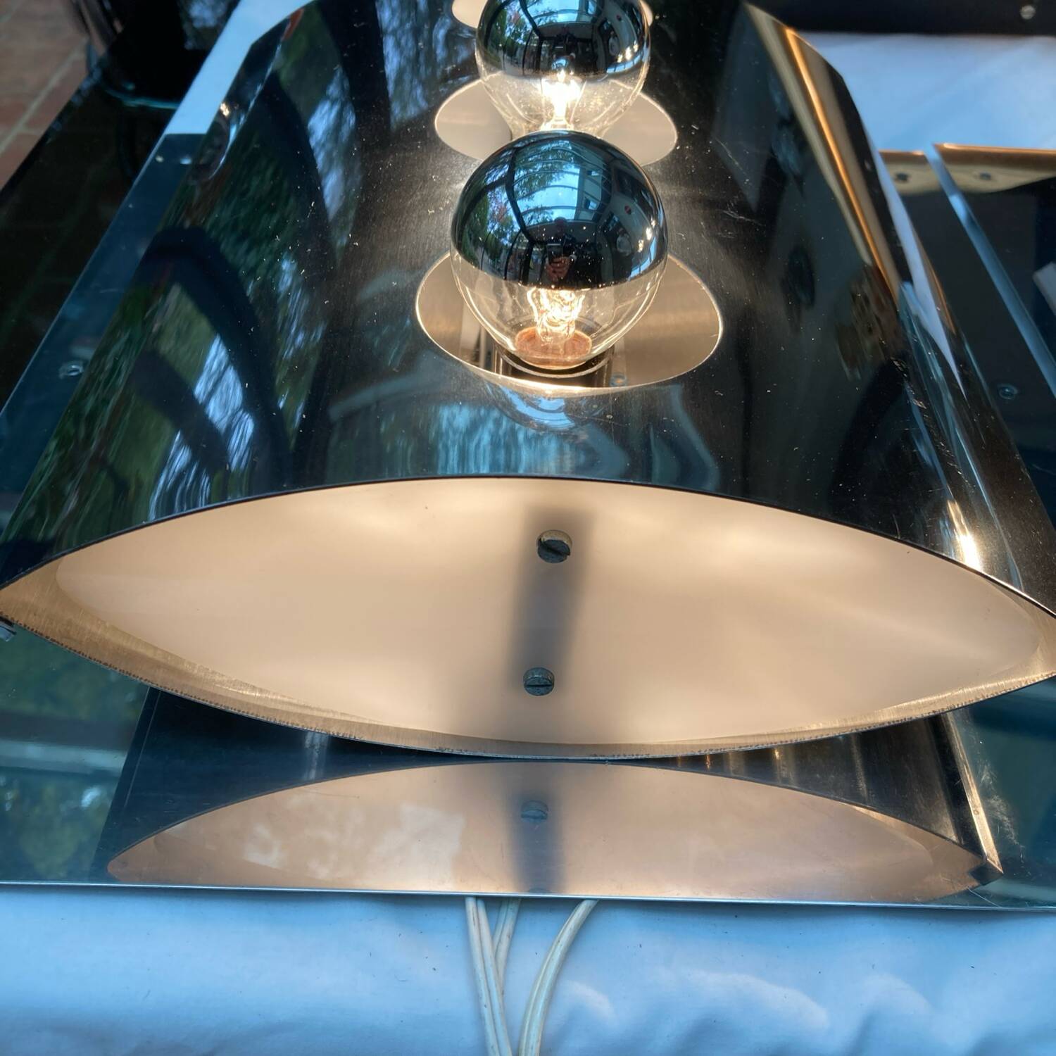 Pair of vintage 70'S Goffredo Reggiani wall lights