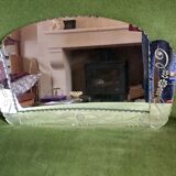 Former art deco mirror  63 x 39cm