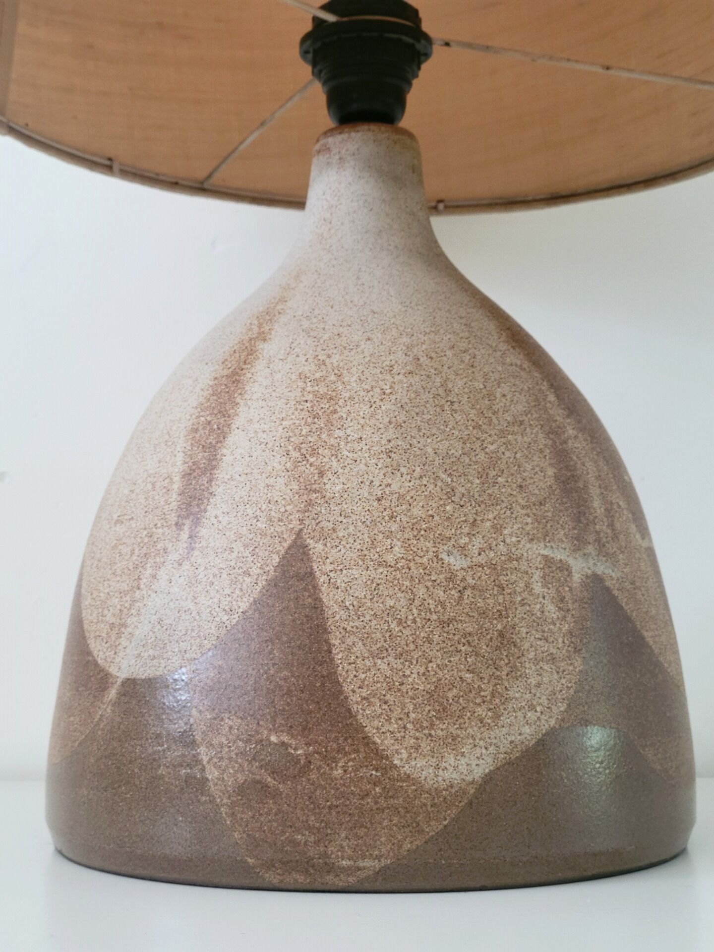 Large ceramic table lamp by Krosselbach, Germany