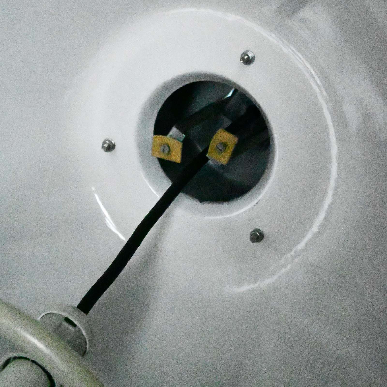 Old industrial bowl hanging