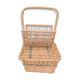 Vintage rattan magazine rack