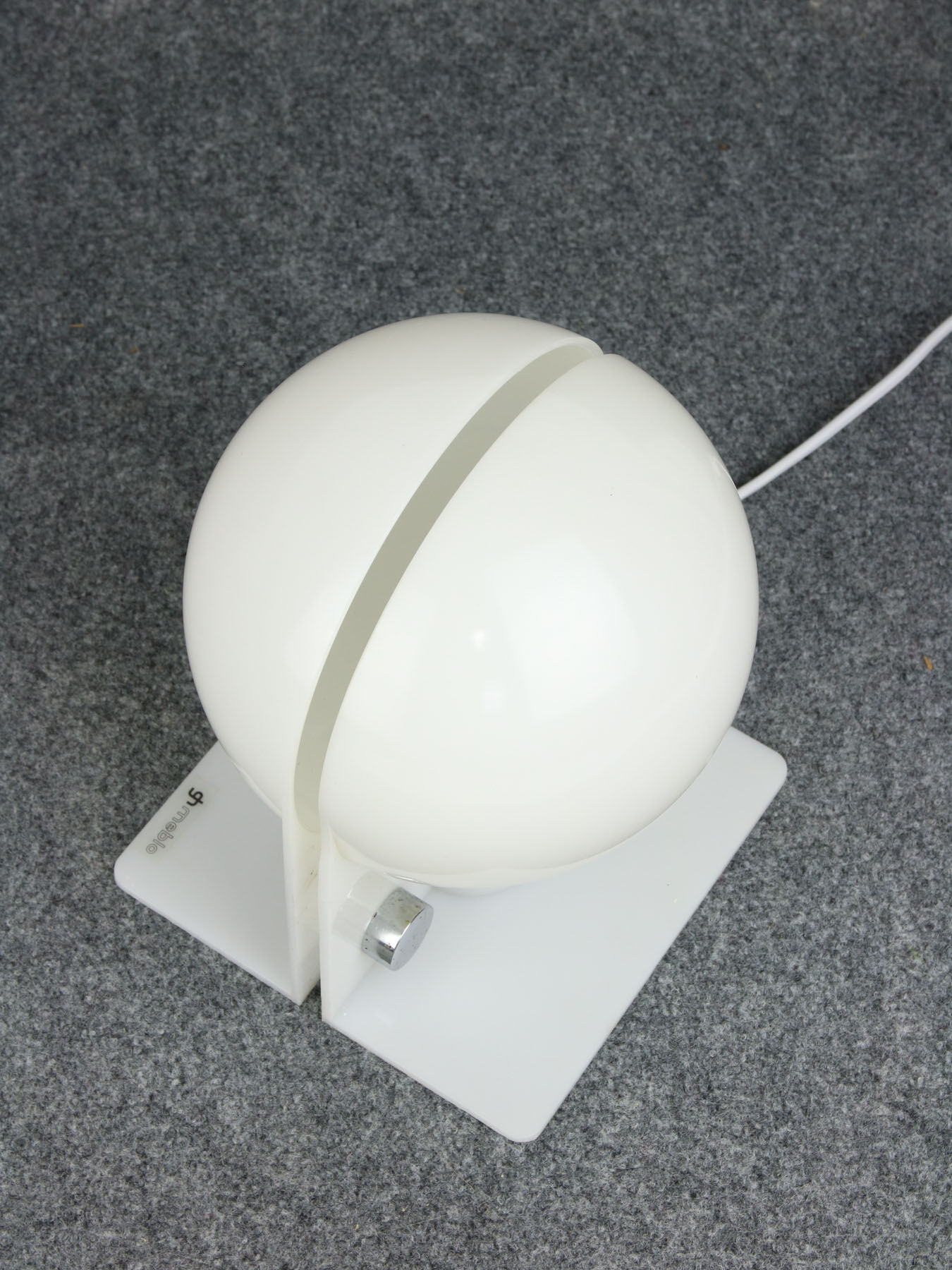 Lampe de table Sirio italienne de Guzzini par Brazzoli & Lampa