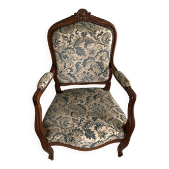 Louis Philippe style cabriolet armchair