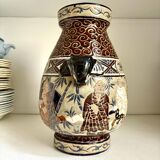 Vase polychrome en grès de Biên Hoa - Vietnam