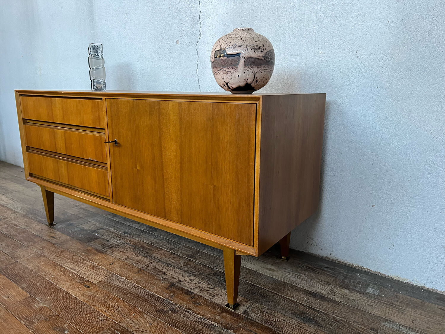 Sideboard vintage tv furniture 1950 Scandinavian