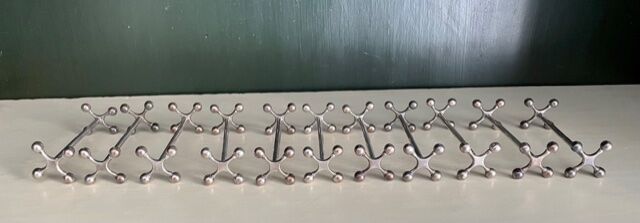 Knife holder Christofle silver metal early twentieth century.