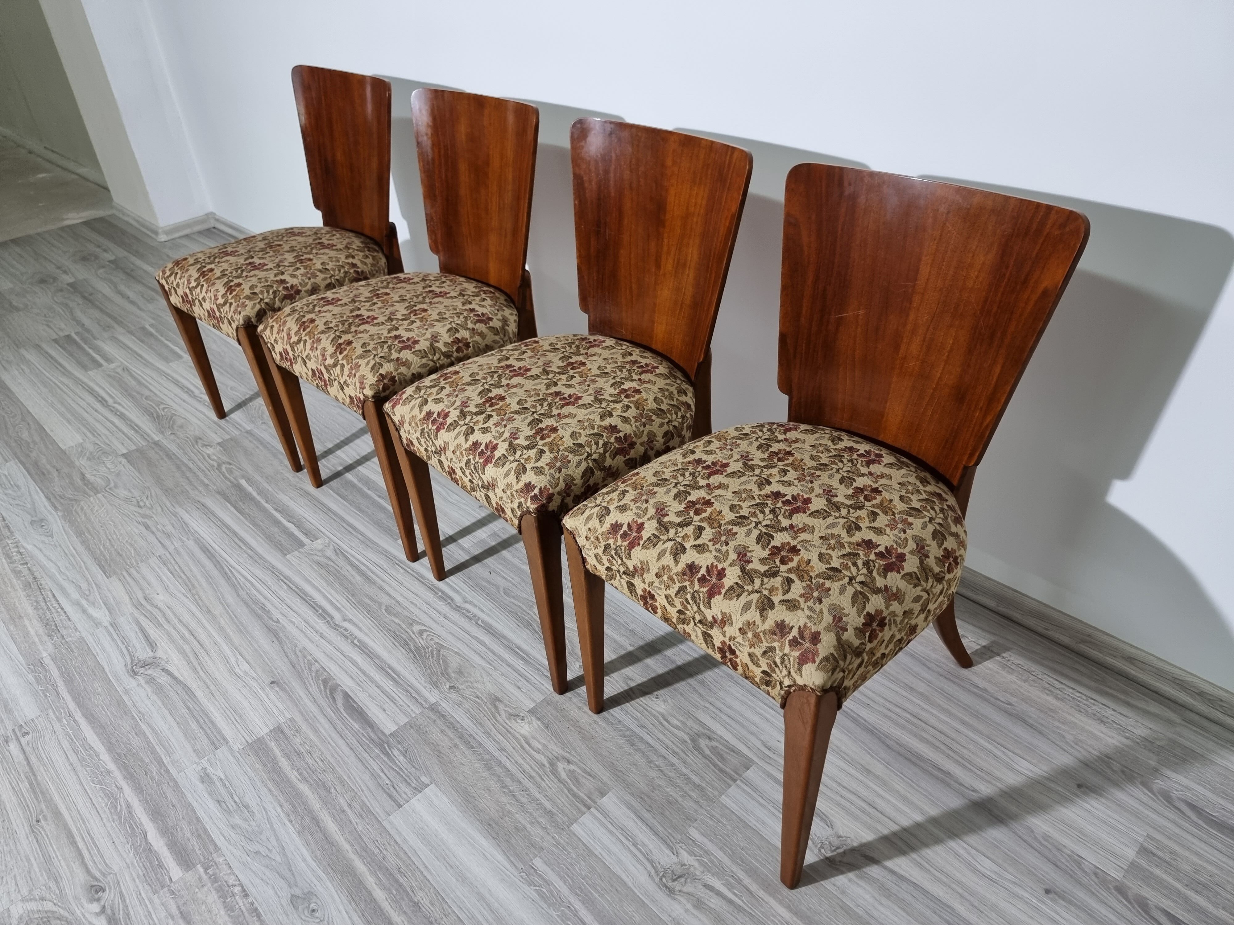 Dining chairs by Jindrich Halabala