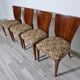 Dining chairs by Jindrich Halabala