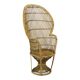 Large Rattan Wicker Peacock Chair Throne Emanuelle Boho 131cm