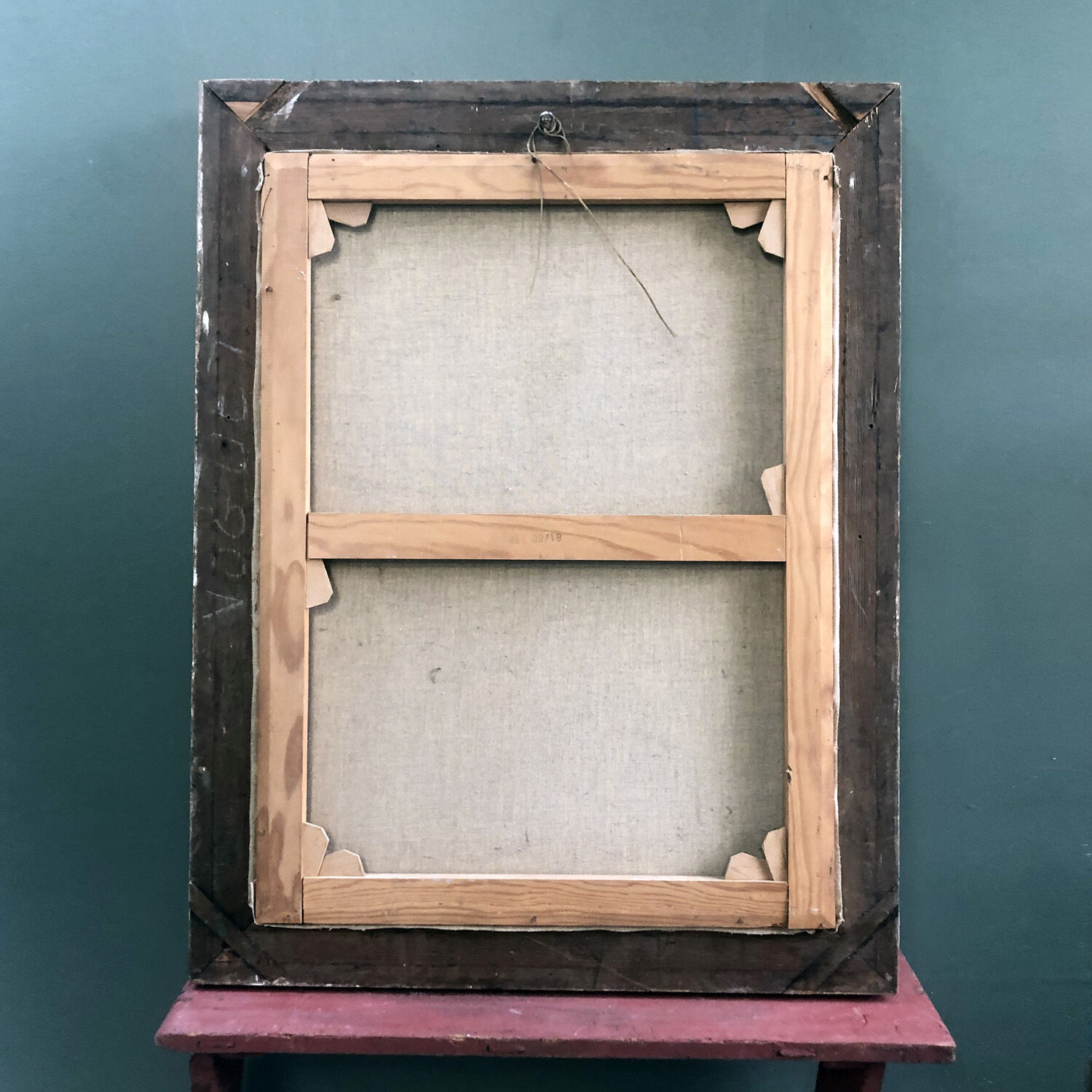 Painting 70's "The bistro"