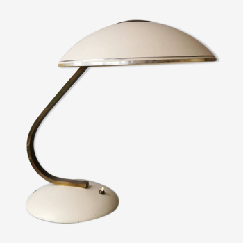 Vintage hillebrand metal table lamp 1970s
